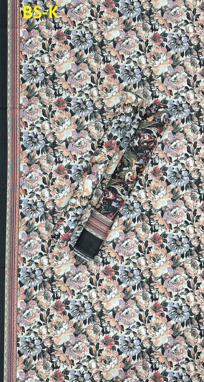 EXCLUSIVE BIN SAEED DIGITAL PRINTED KHADDAR UNSTITCHED COLLECTION 2025