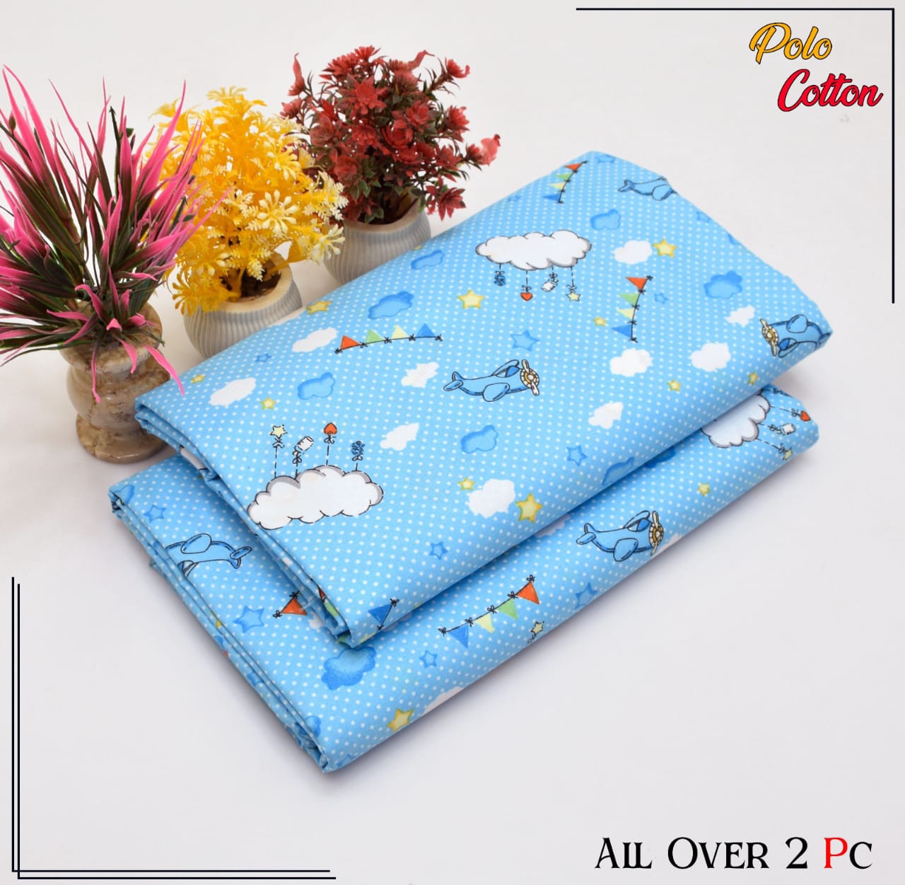 DIGITAL PRINT CAMBRIC COTTON 2PC