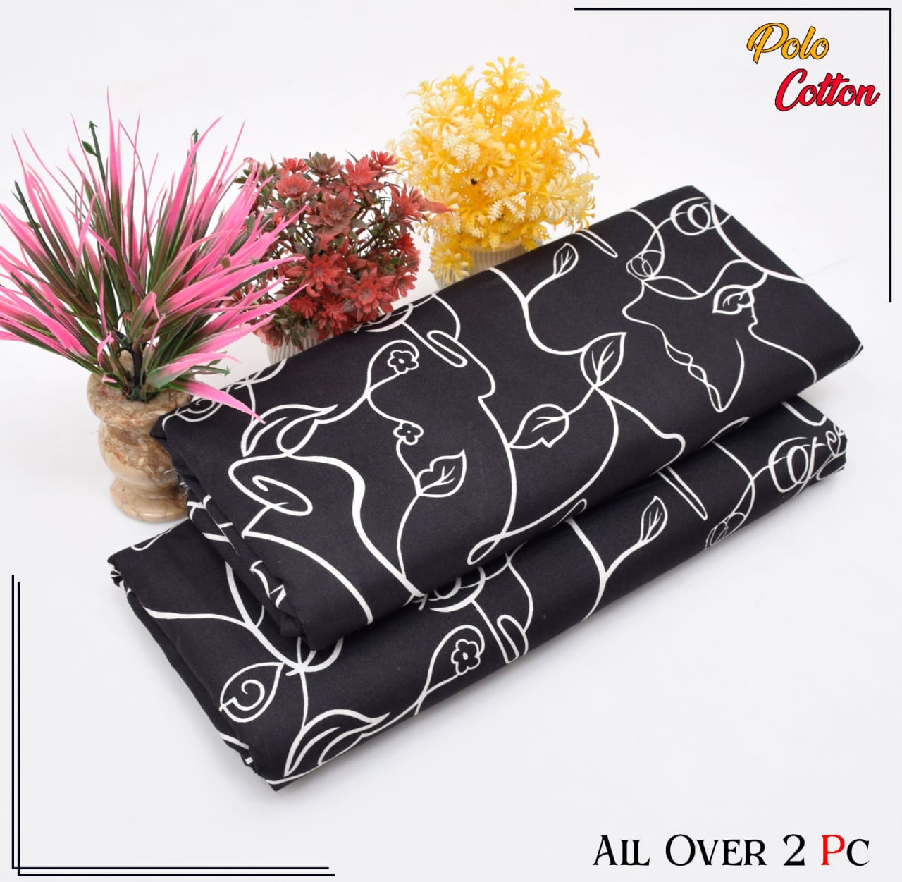 DIGITAL PRINT CAMBRIC COTTON 2PC