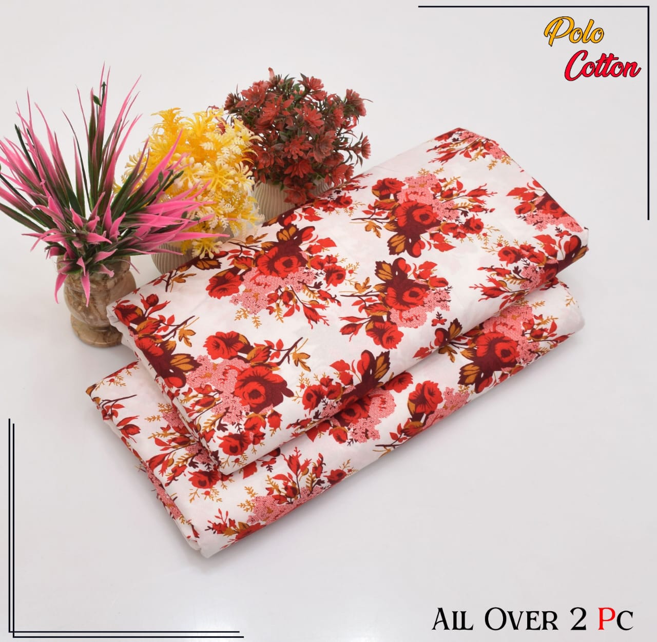 DIGITAL PRINT CAMBRIC COTTON 2PC