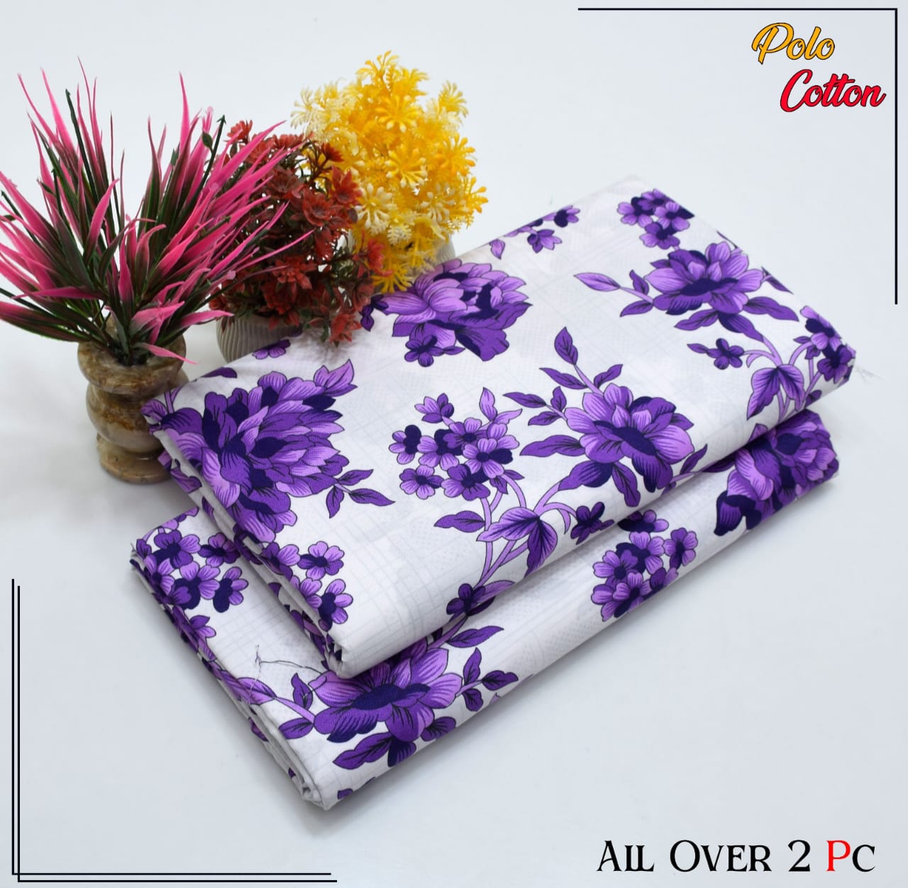 DIGITAL PRINT CAMBRIC COTTON 2PC
