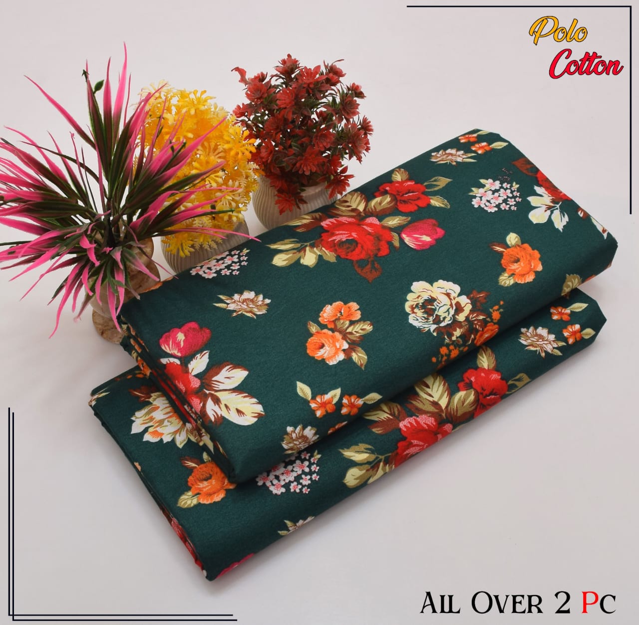ALAKRAM STUDIO DIGITAL PRINT BANA DORA LINEN 2PC