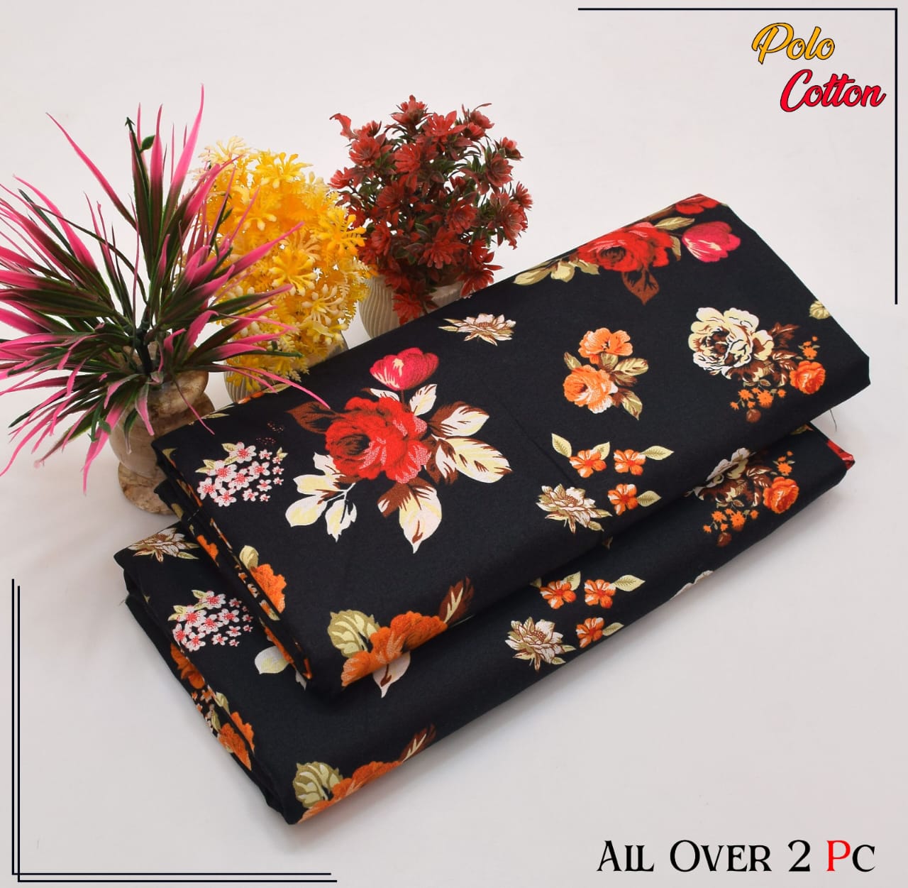 ALAKRAM STUDIO DIGITAL PRINT BANA DORA LINEN 2PC