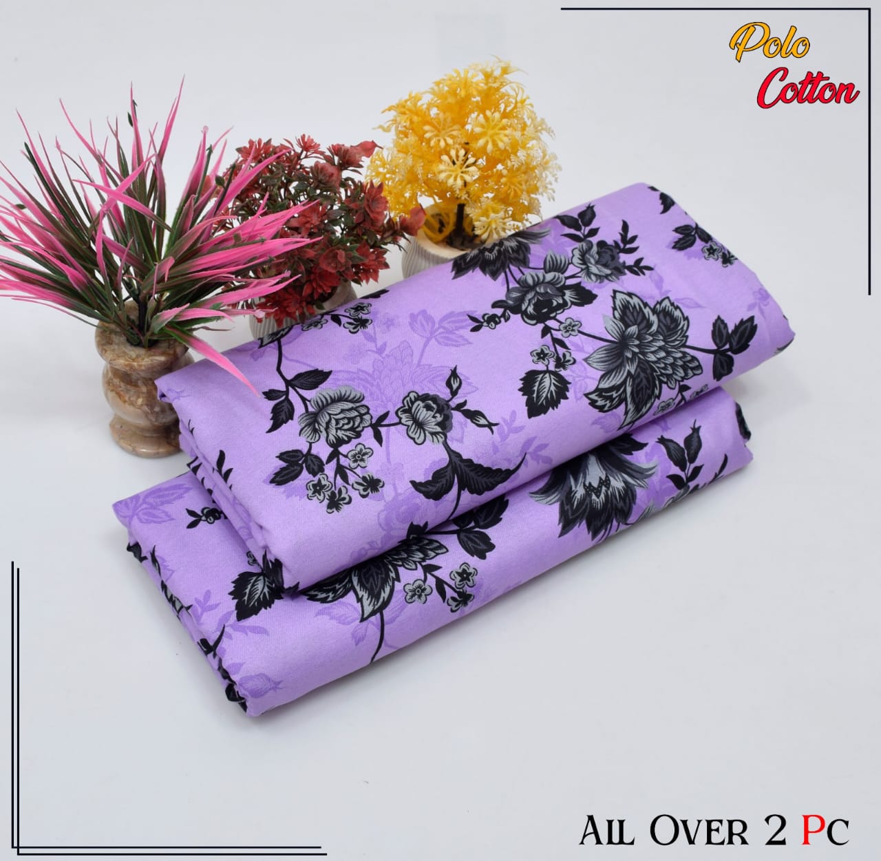 DIGITAL PRINT CAMBRIC COTTON 2PC