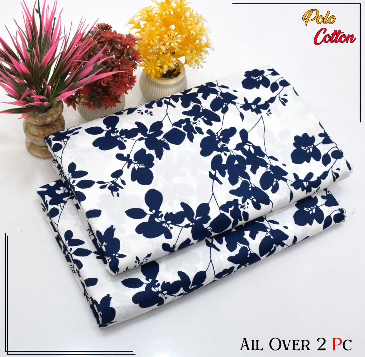 DIGITAL PRINT CAMBRIC COTTON 2PC