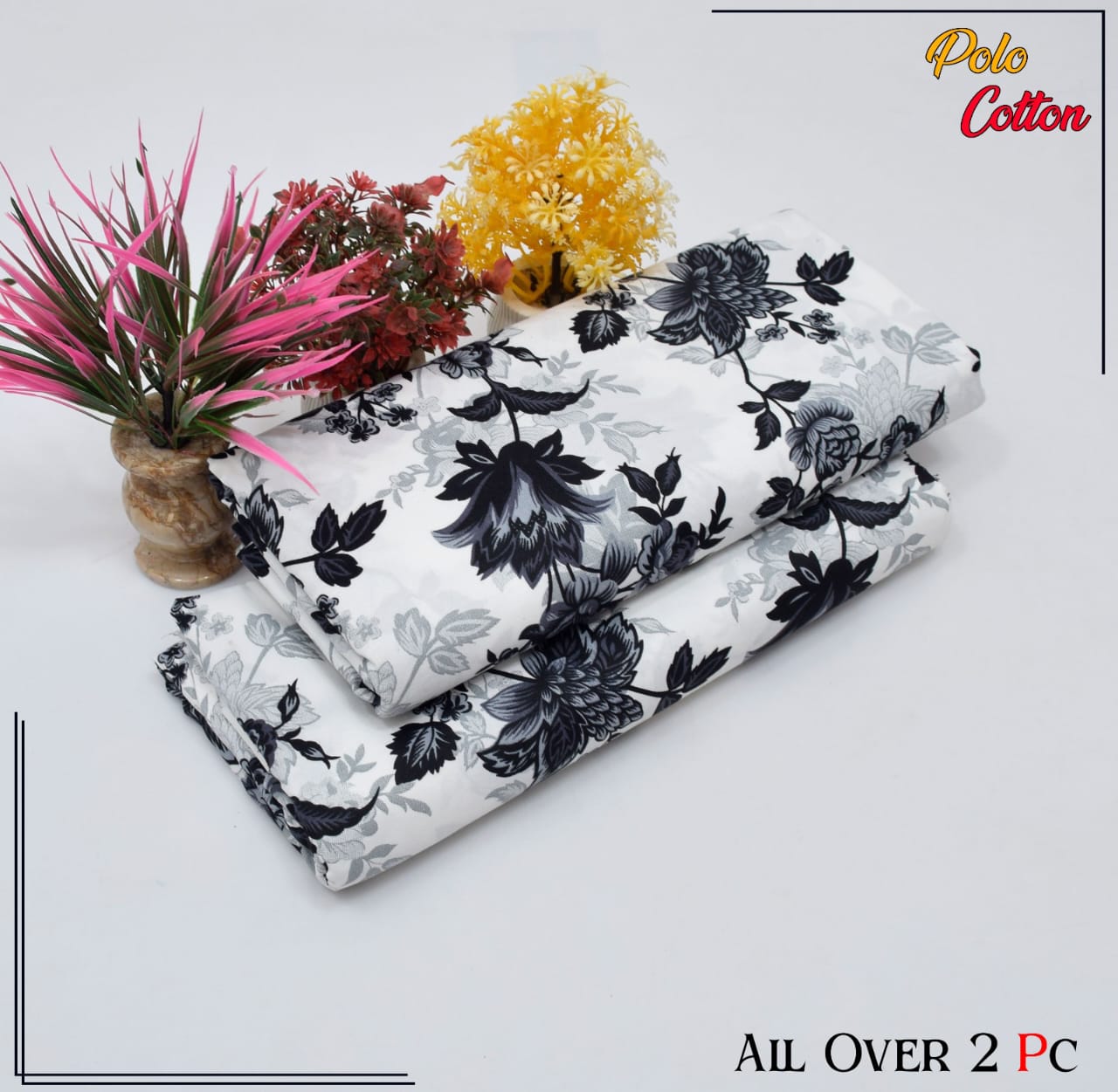 ALAKRAM STUDIO DIGITAL PRINT BANA DORA LINEN 2PC