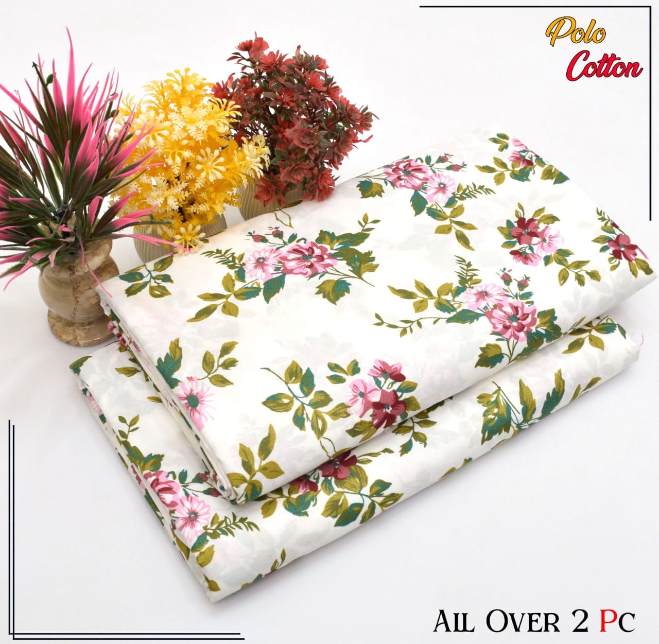 ALAKRAM STUDIO DIGITAL PRINT BANA DORA LINEN 2PC
