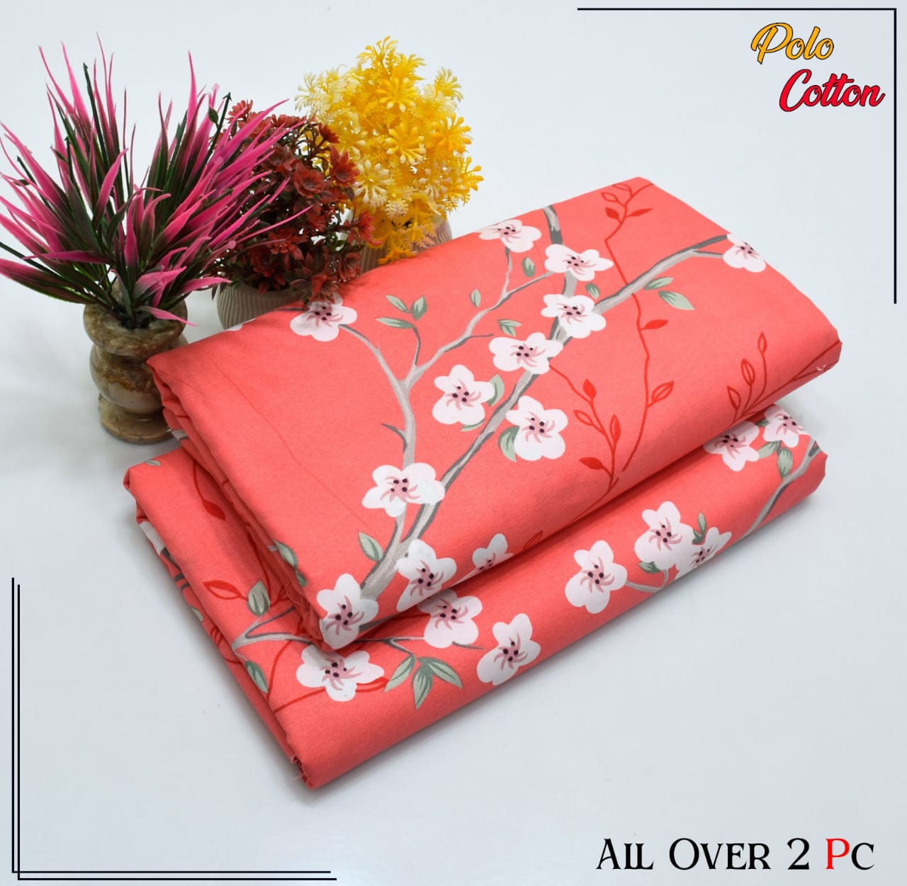 ALAKRAM STUDIO DIGITAL PRINT BANA DORA LINEN 2PC