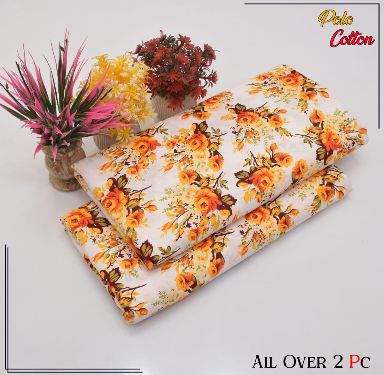 ALAKRAM STUDIO DIGITAL PRINT BANA DORA LINEN 2PC