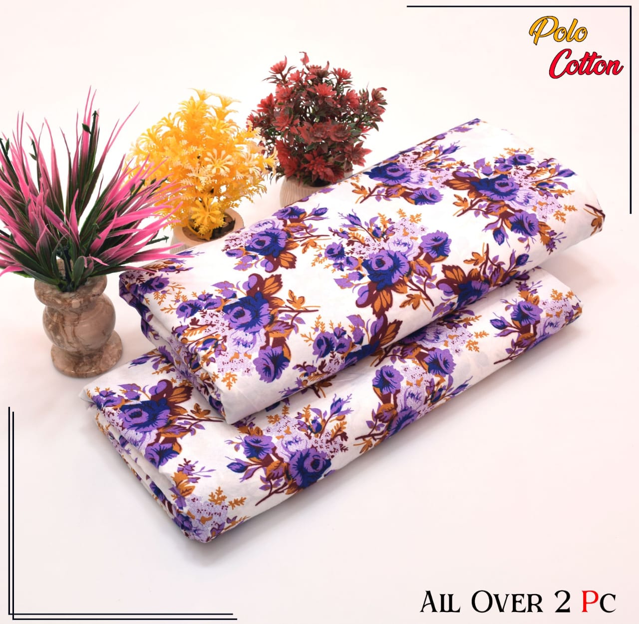 DIGITAL PRINT CAMBRIC COTTON 2PC