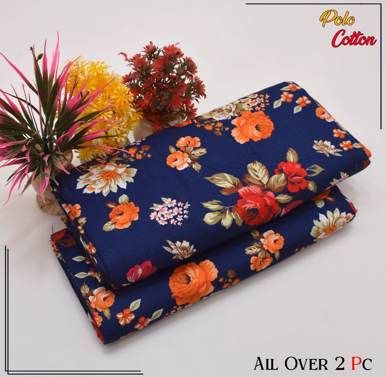 DIGITAL PRINT CAMBRIC COTTON 2PC