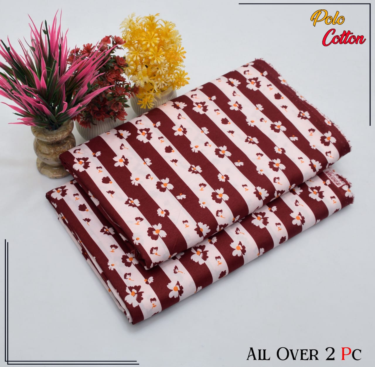 ALAKRAM STUDIO DIGITAL PRINT BANA DORA LINEN 2PC