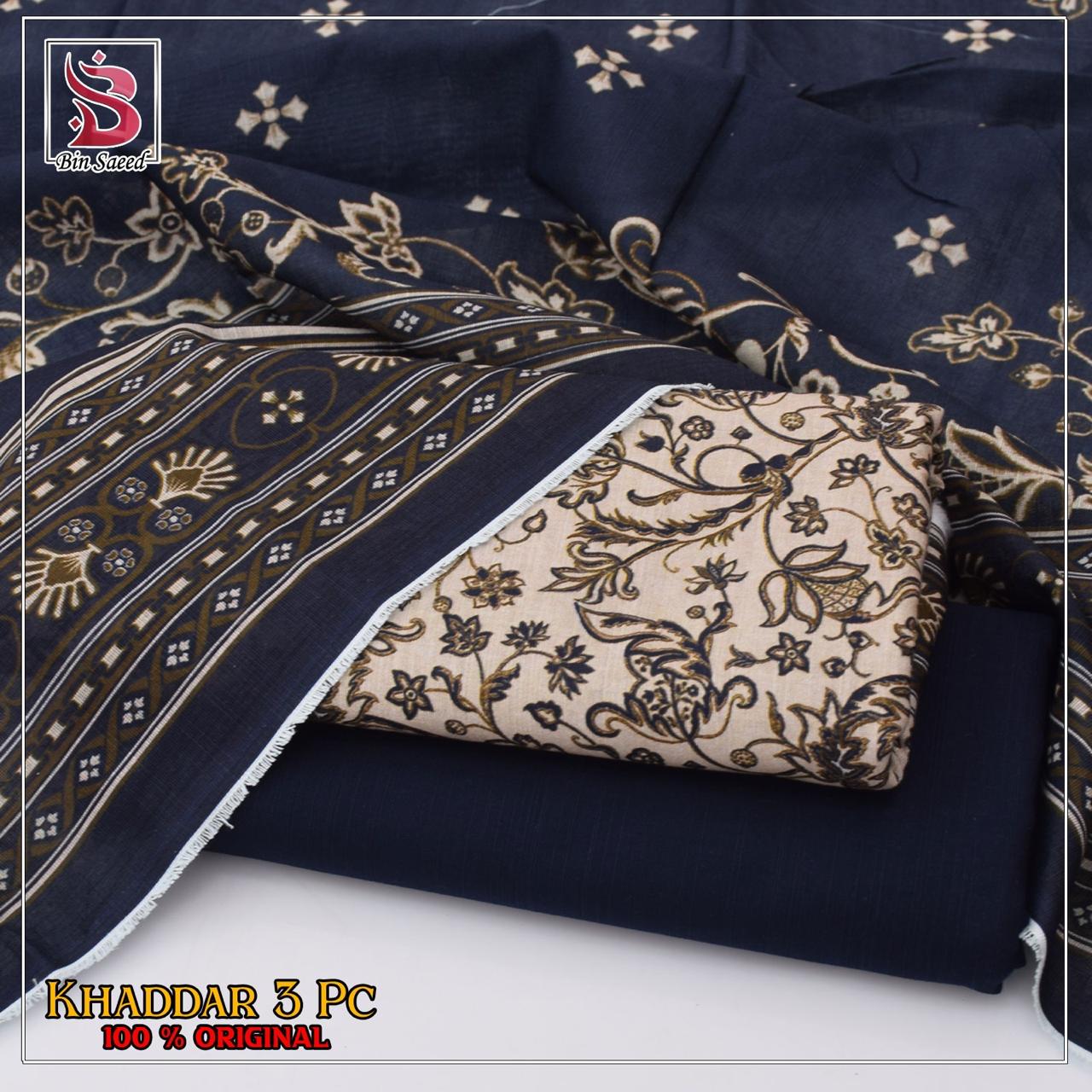 Bin Saeed - Khaddar 3PC COLLECTION ‘ 25