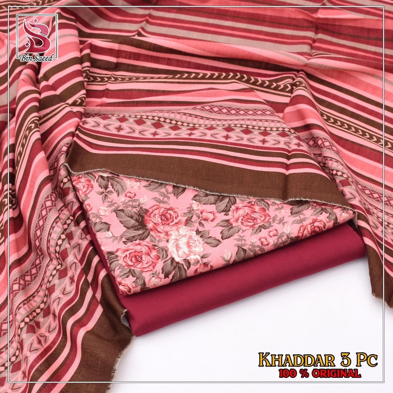Bin Saeed - Khaddar 3PC COLLECTION ‘ 25