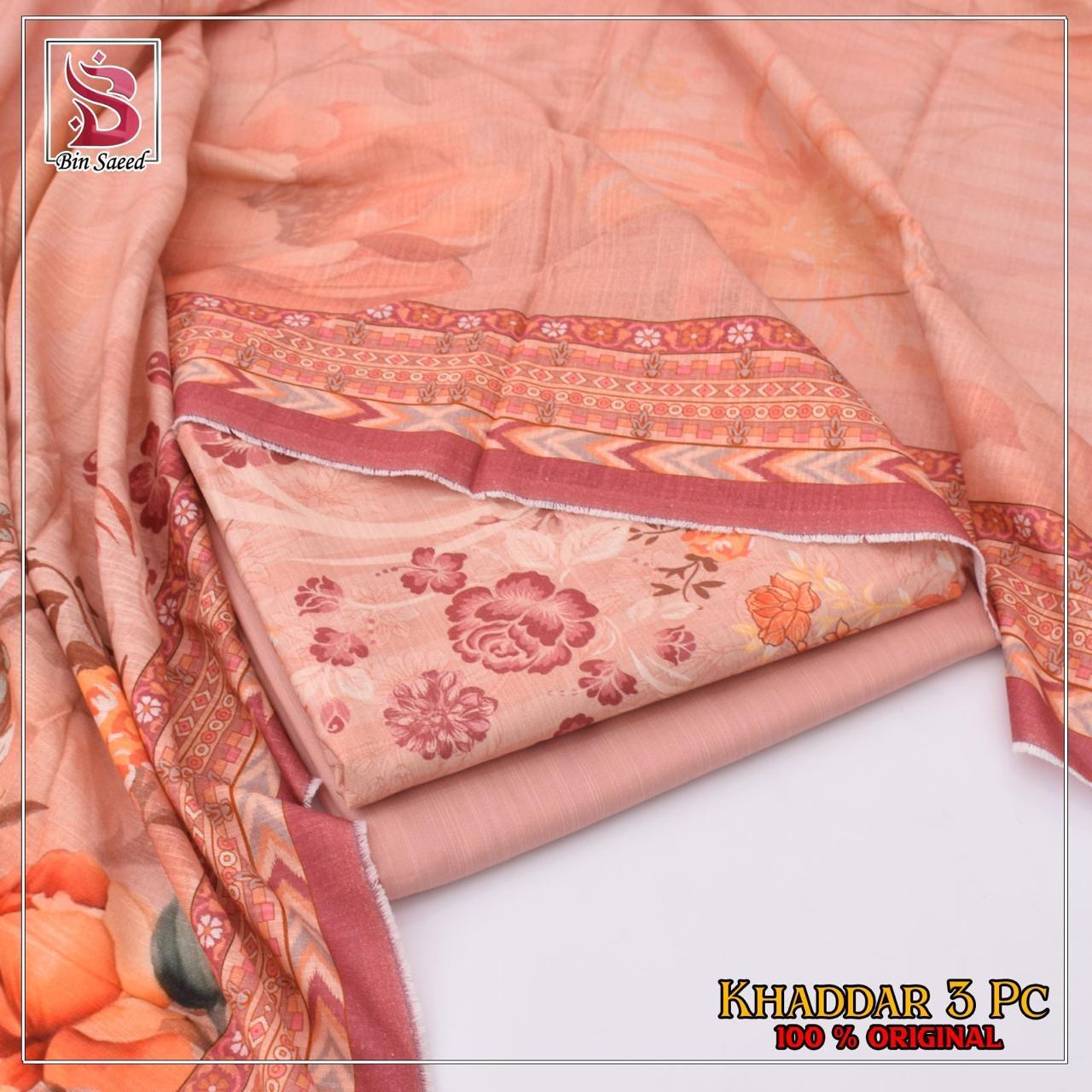 Bin Saeed - Khaddar 3PC COLLECTION ‘ 25