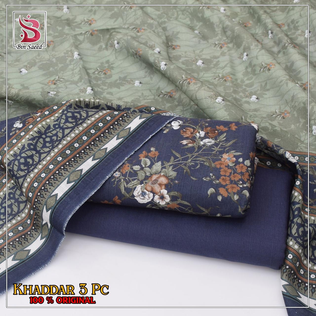 Bin Saeed - Khaddar 3PC COLLECTION ‘ 25