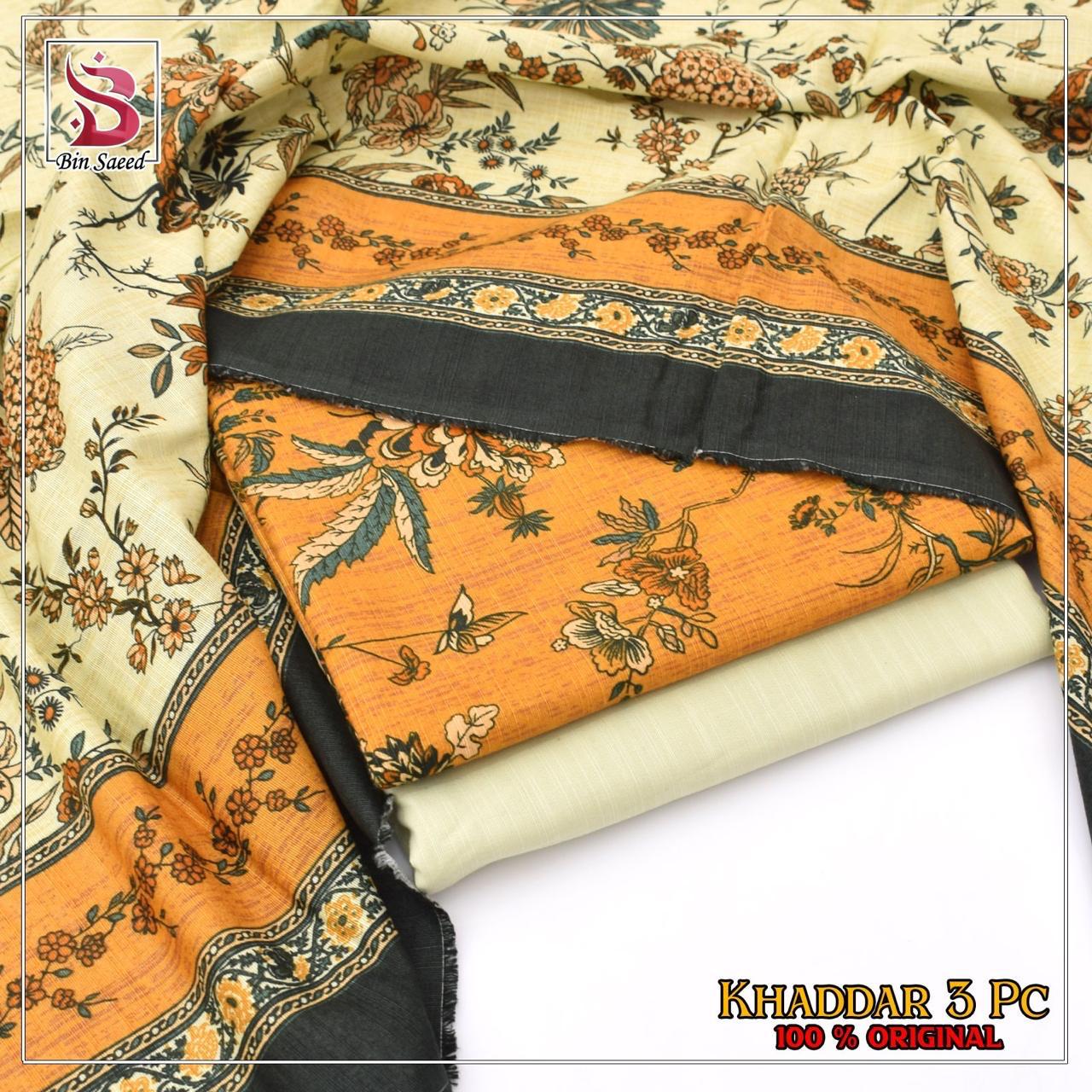 Bin Saeed - Khaddar 3PC COLLECTION ‘ 25