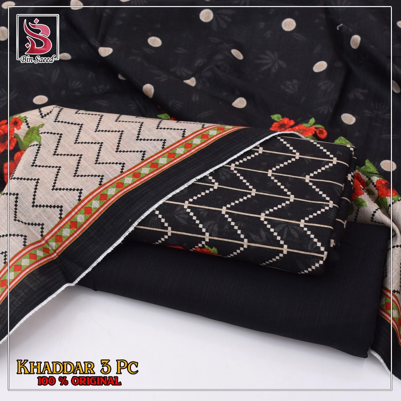 Bin Saeed - Khaddar 3PC COLLECTION ‘ 25