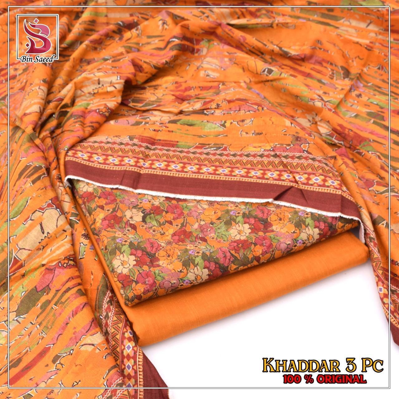 Bin Saeed - Khaddar 3PC COLLECTION ‘ 25