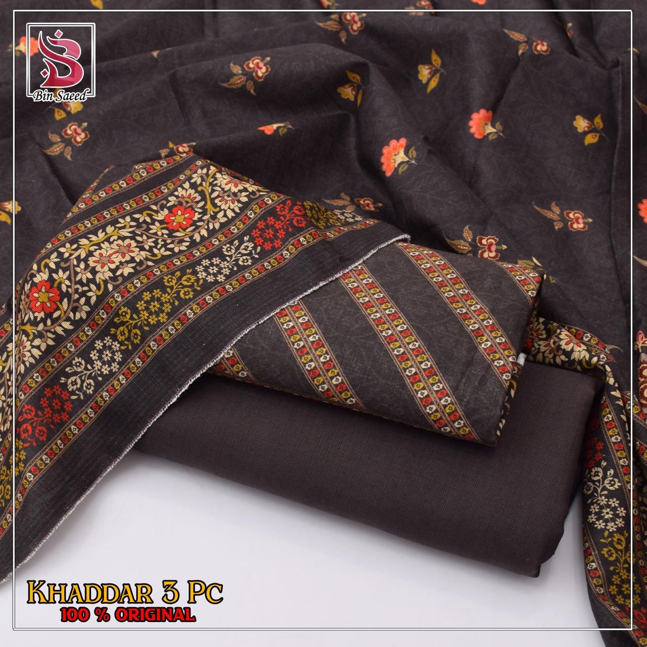 Bin Saeed - Khaddar 3PC COLLECTION ‘ 25