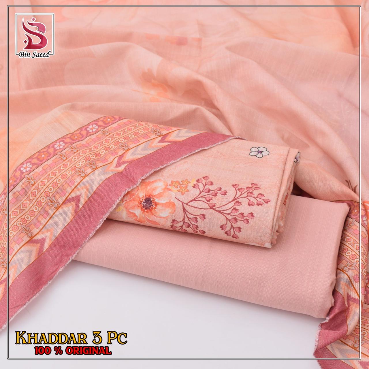 Bin Saeed - Khaddar 3PC COLLECTION ‘ 25