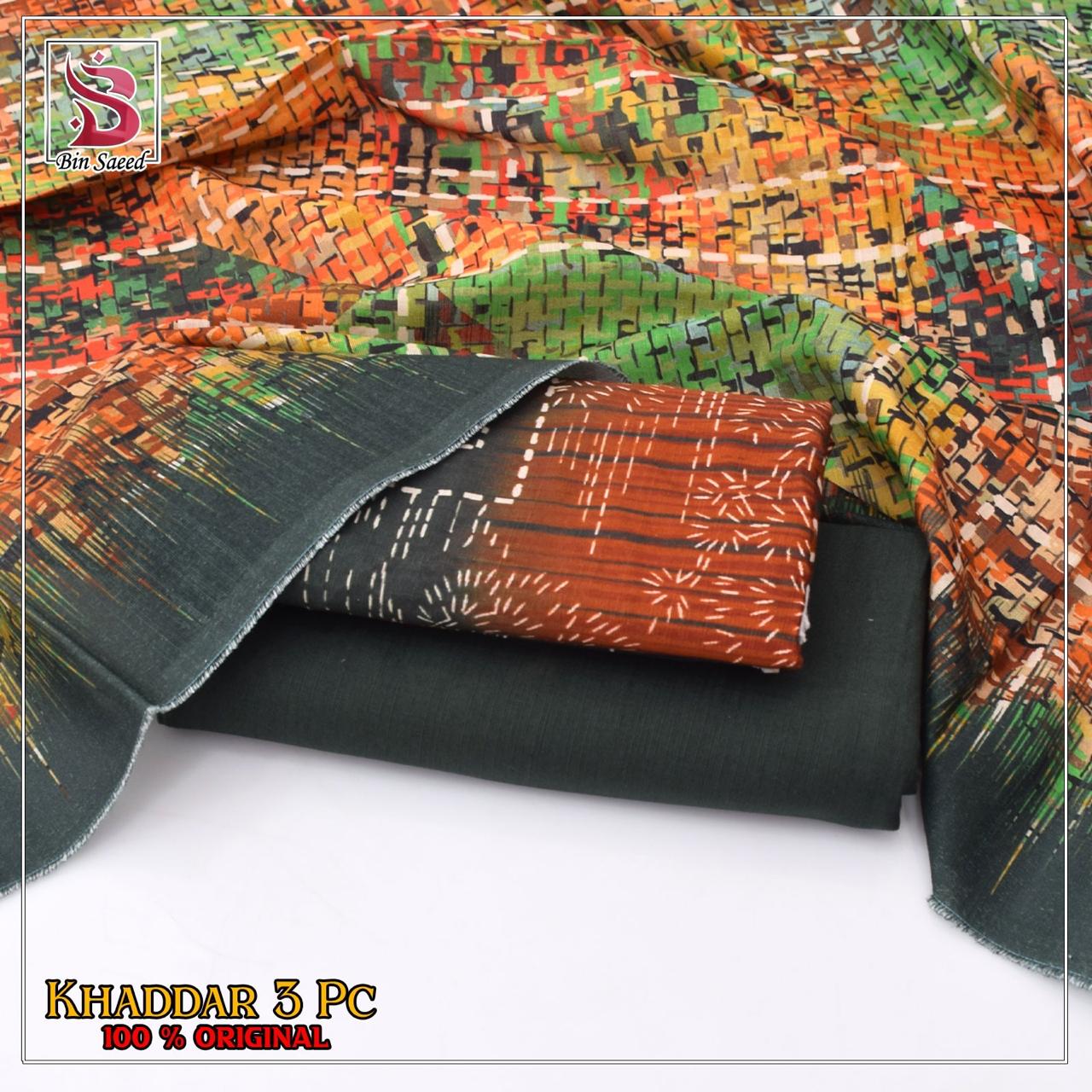 Bin Saeed - Khaddar 3PC COLLECTION ‘ 25