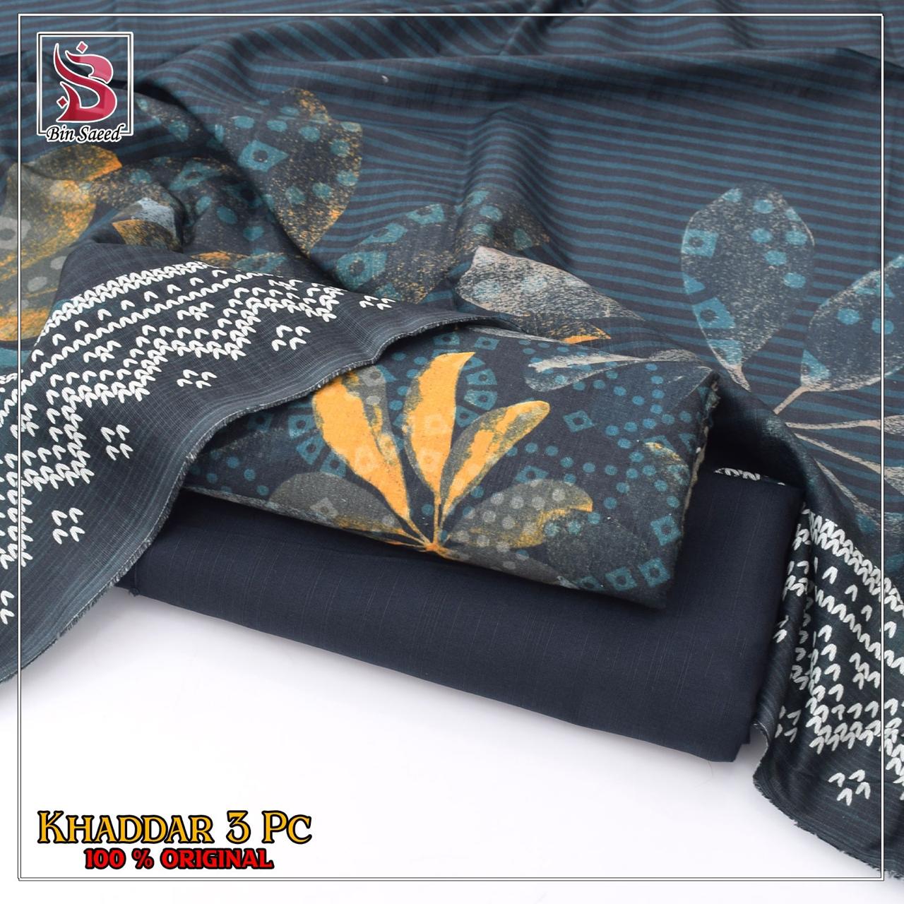 Bin Saeed - Khaddar 3PC COLLECTION ‘ 25