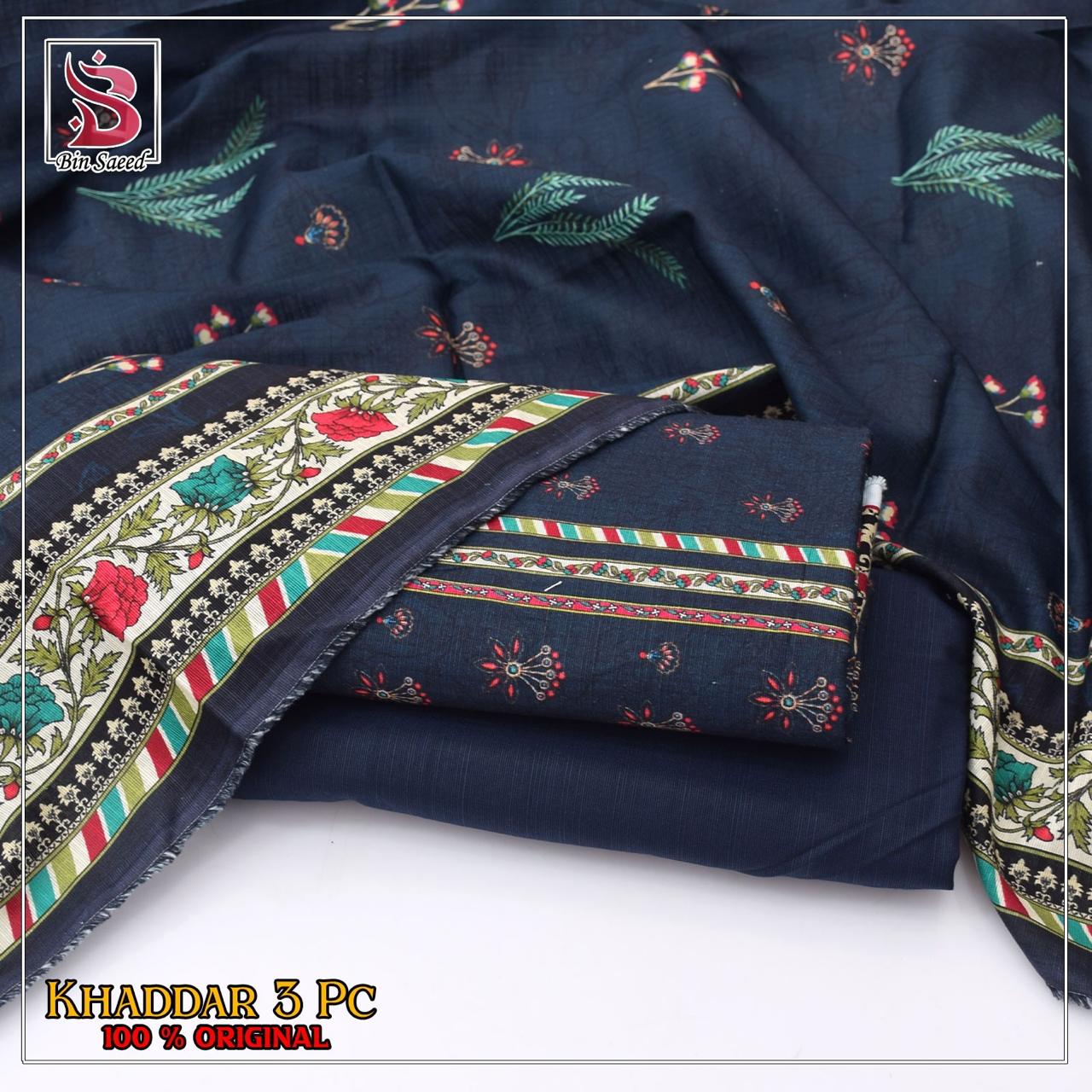 Bin Saeed - Khaddar 3PC COLLECTION ‘ 25