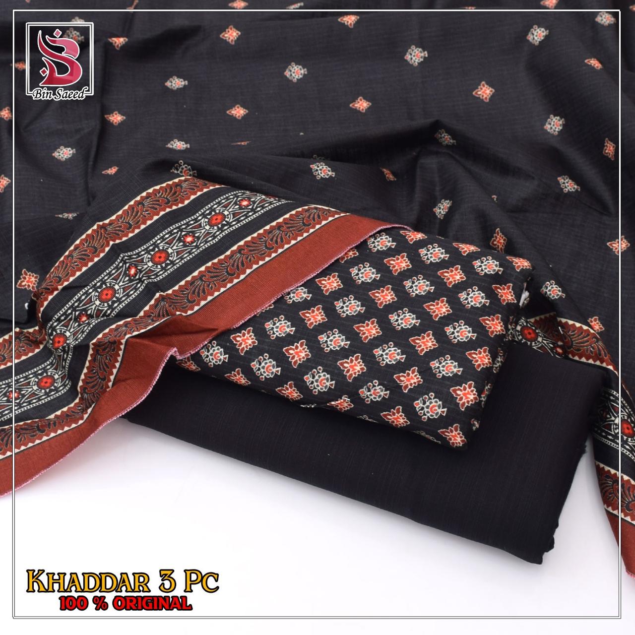 Bin Saeed - Khaddar 3PC COLLECTION ‘ 25