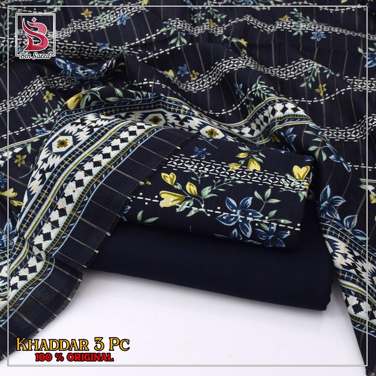 Bin Saeed - Khaddar 3PC COLLECTION ‘ 25