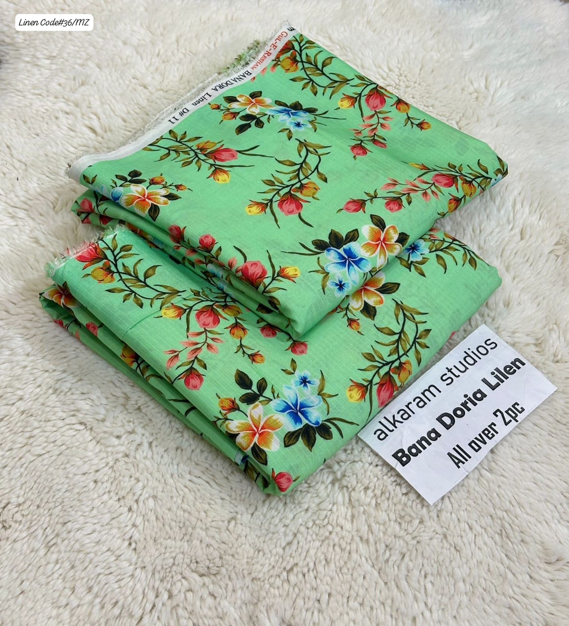 ALAKRAM STUDIO DIGITAL PRINT BANA DORA LINEN 2PC