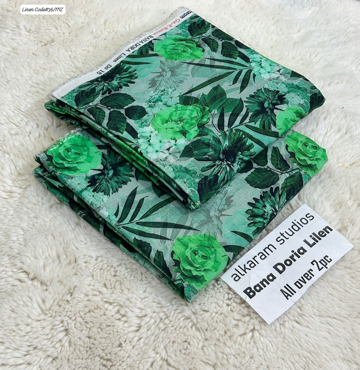ALAKRAM STUDIO DIGITAL PRINT BANA DORA LINEN 2PC