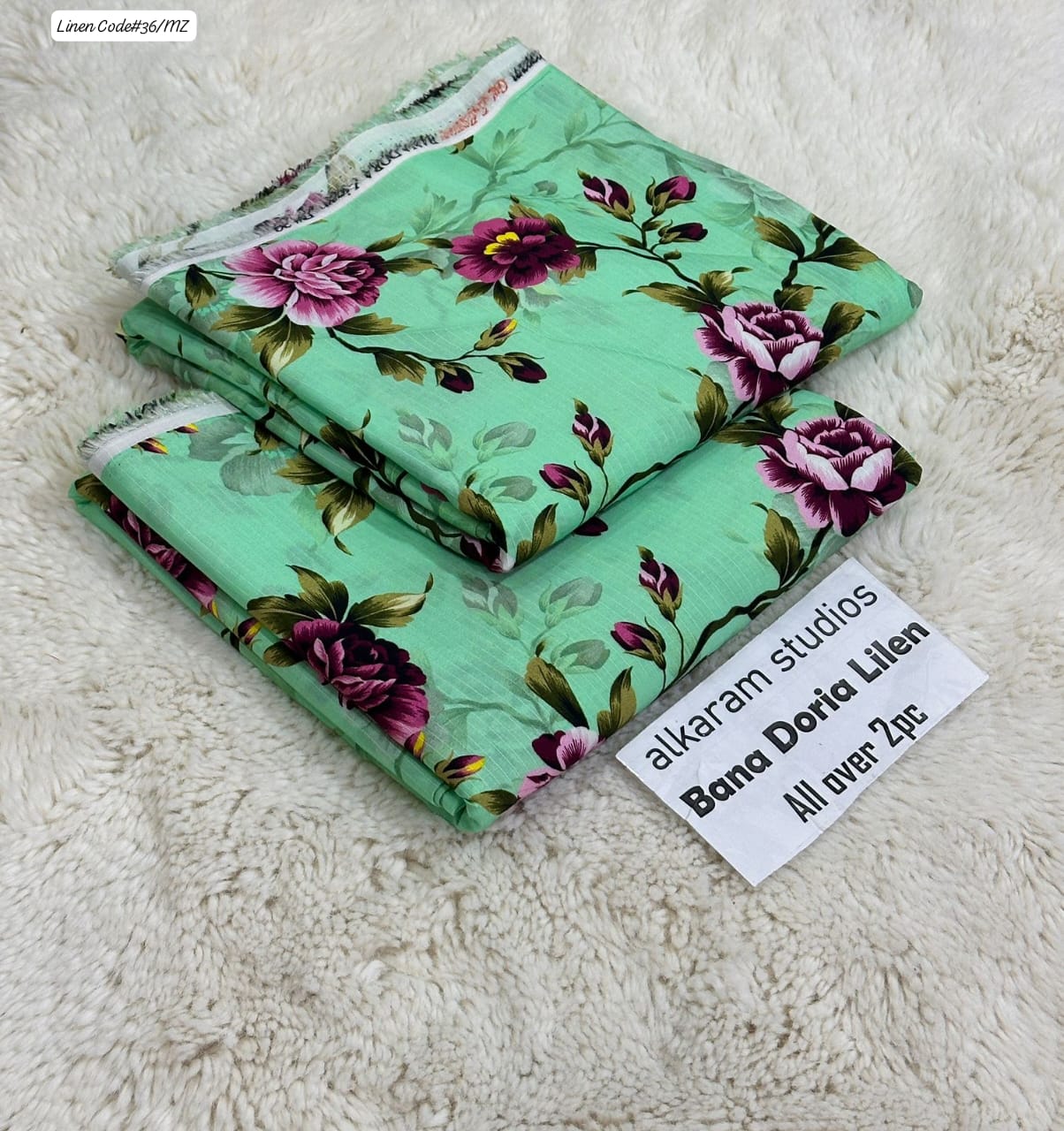 ALAKRAM STUDIO DIGITAL PRINT BANA DORA LINEN 2PC