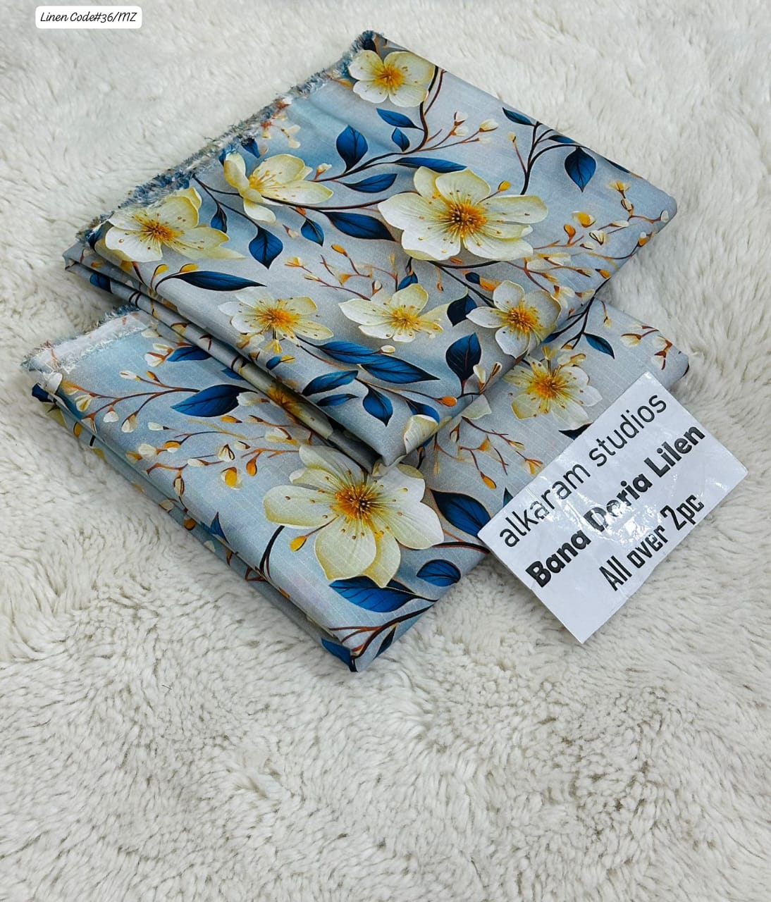 ALAKRAM STUDIO DIGITAL PRINT BANA DORA LINEN 2PC