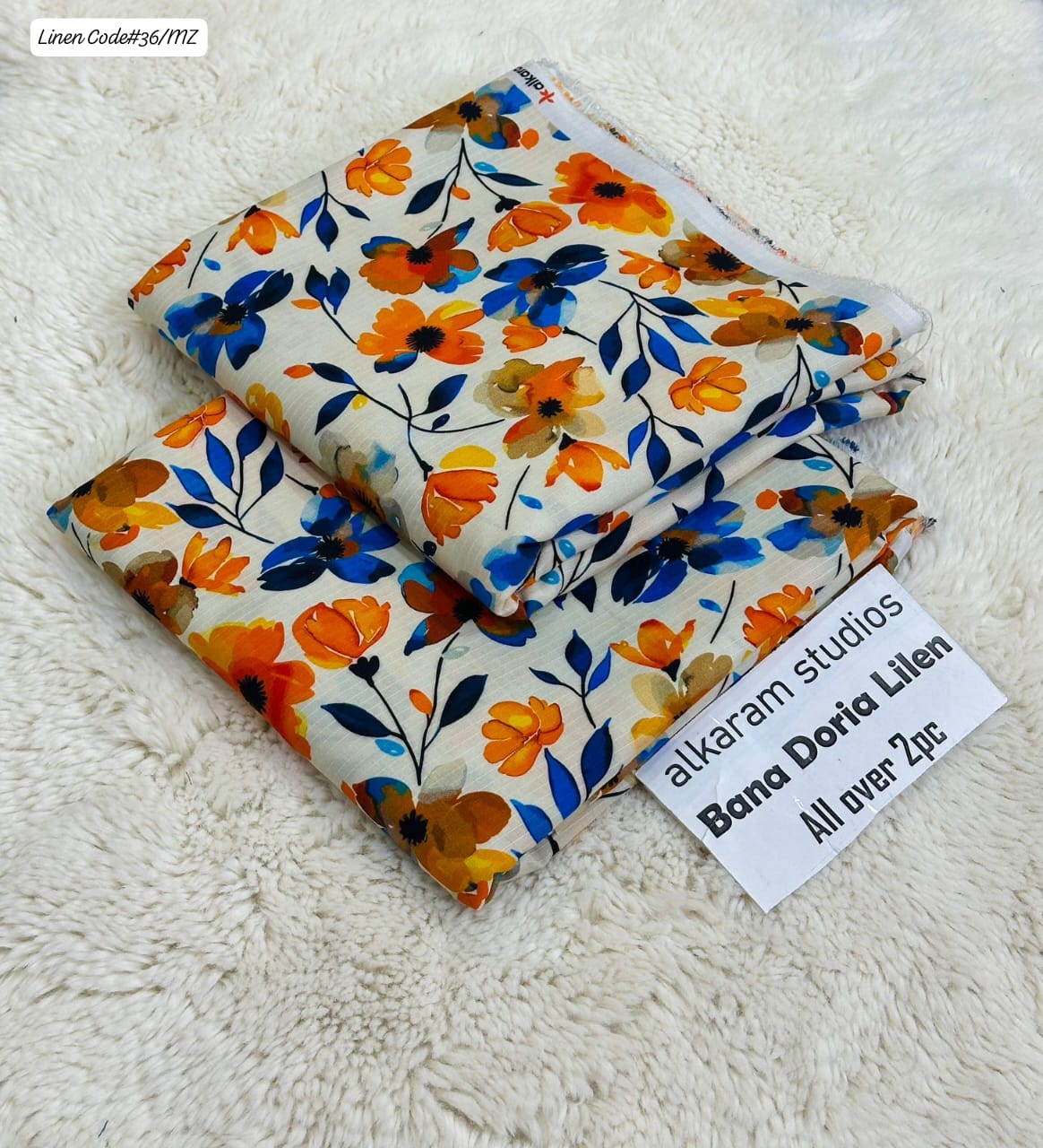 ALAKRAM STUDIO DIGITAL PRINT BANA DORA LINEN 2PC