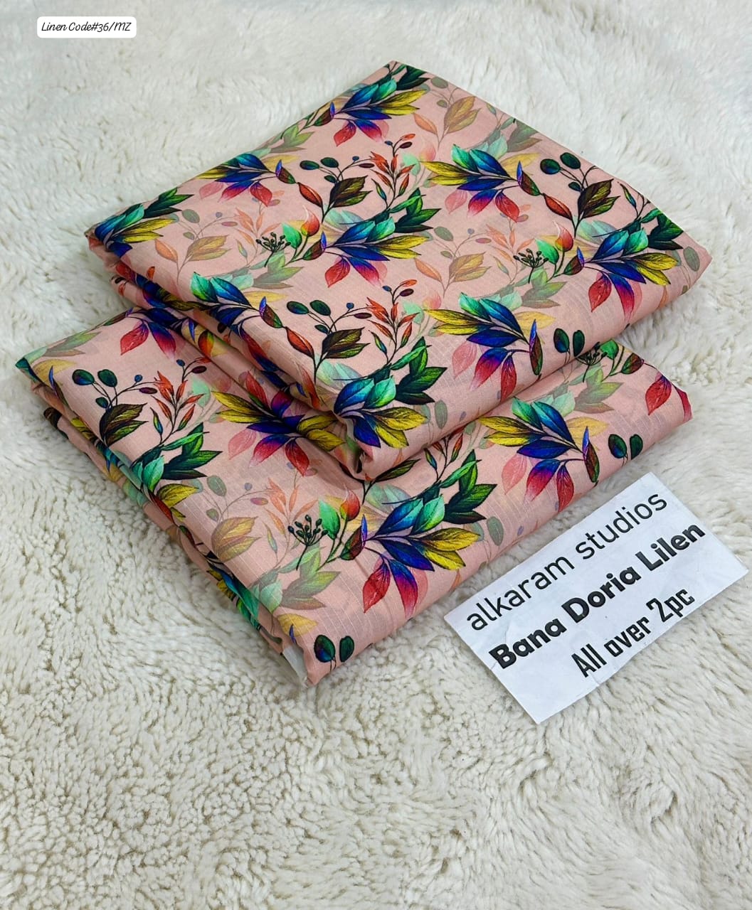 ALAKRAM STUDIO DIGITAL PRINT BANA DORA LINEN 2PC