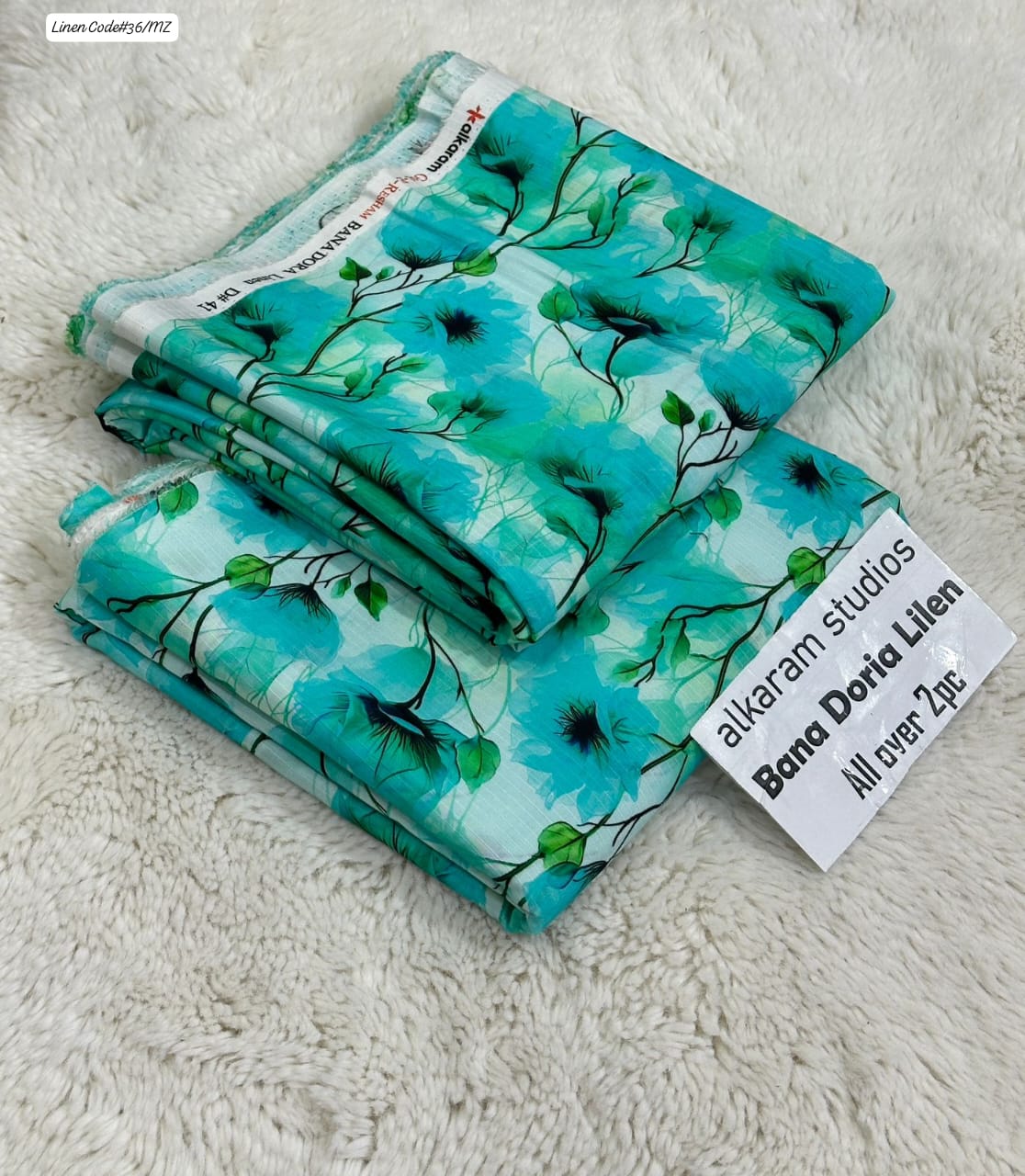 ALAKRAM STUDIO DIGITAL PRINT BANA DORA LINEN 2PC