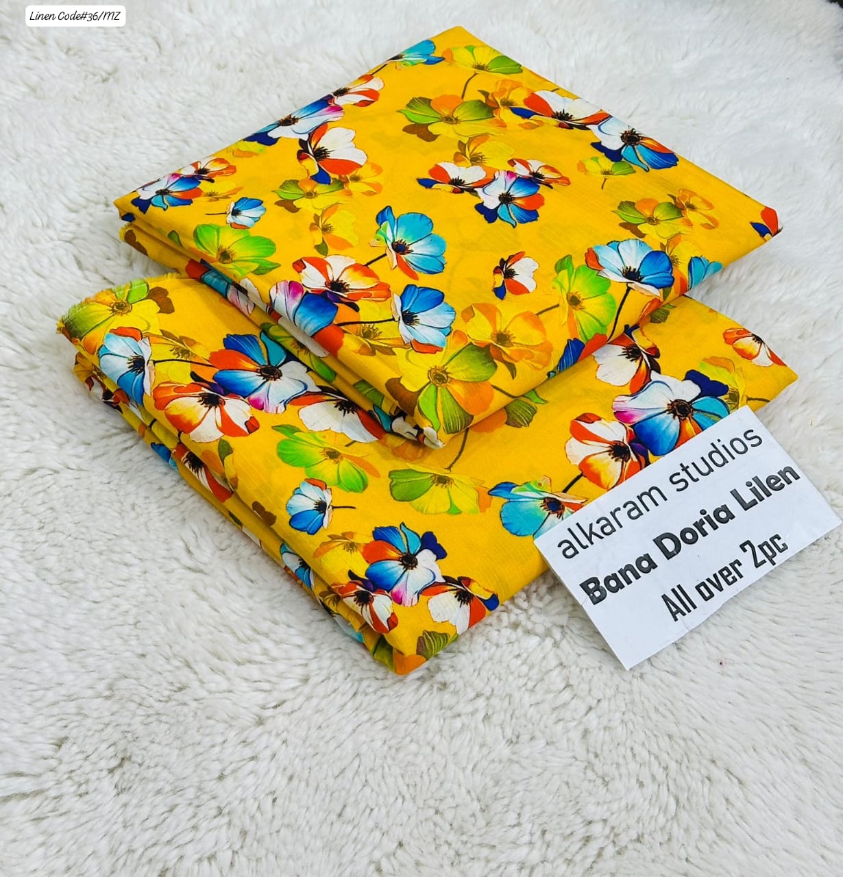 ALAKRAM STUDIO DIGITAL PRINT BANA DORA LINEN 2PC