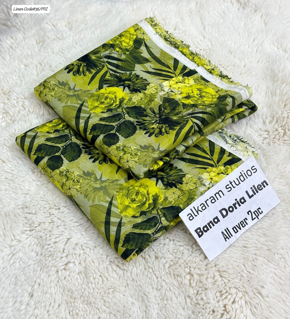 ALAKRAM STUDIO DIGITAL PRINT BANA DORA LINEN 2PC