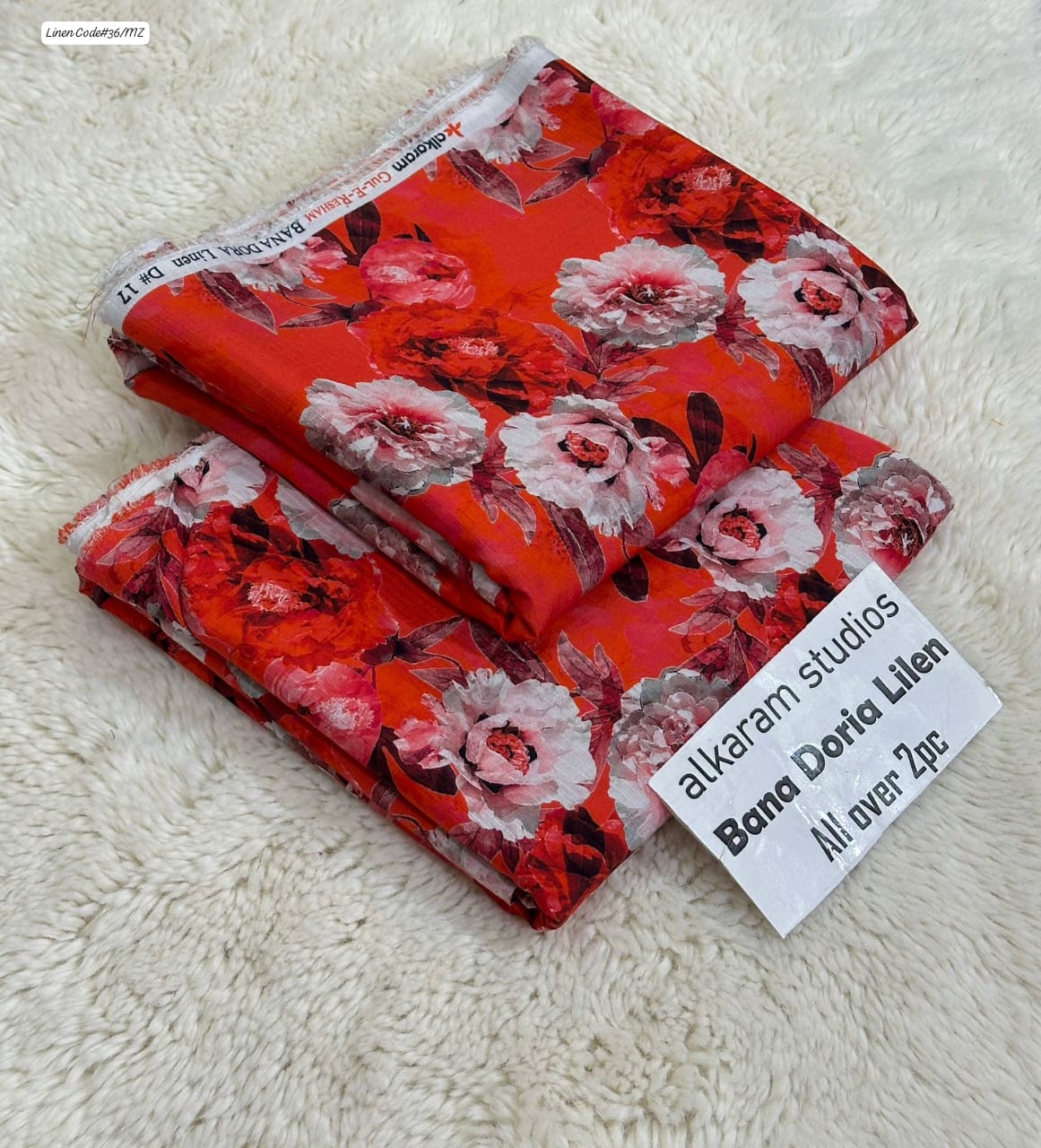 ALAKRAM STUDIO DIGITAL PRINT BANA DORA LINEN 2PC
