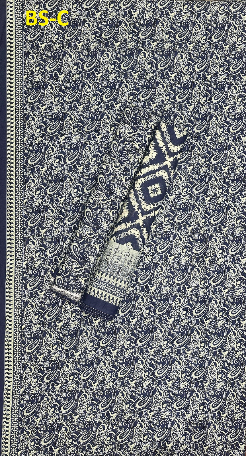 EXCLUSIVE BIN SAEED DIGITAL PRINTED COTTON UNSTITCHED COLLECTION 2025