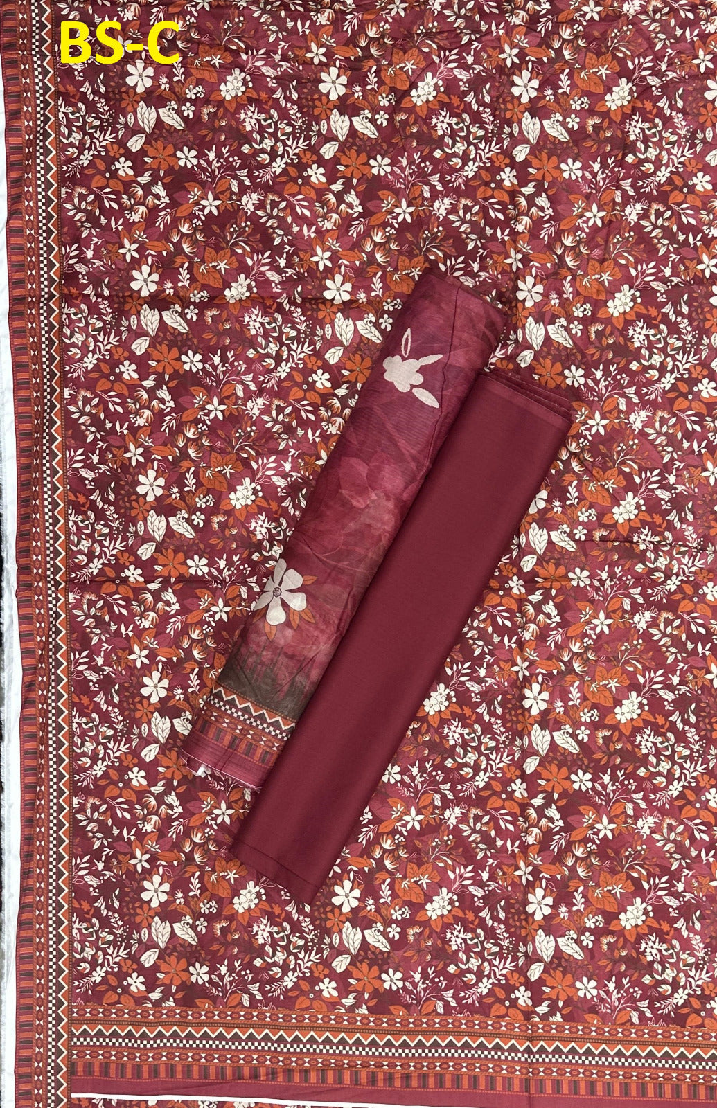 EXCLUSIVE BIN SAEED DIGITAL PRINTED COTTON UNSTITCHED COLLECTION 2025