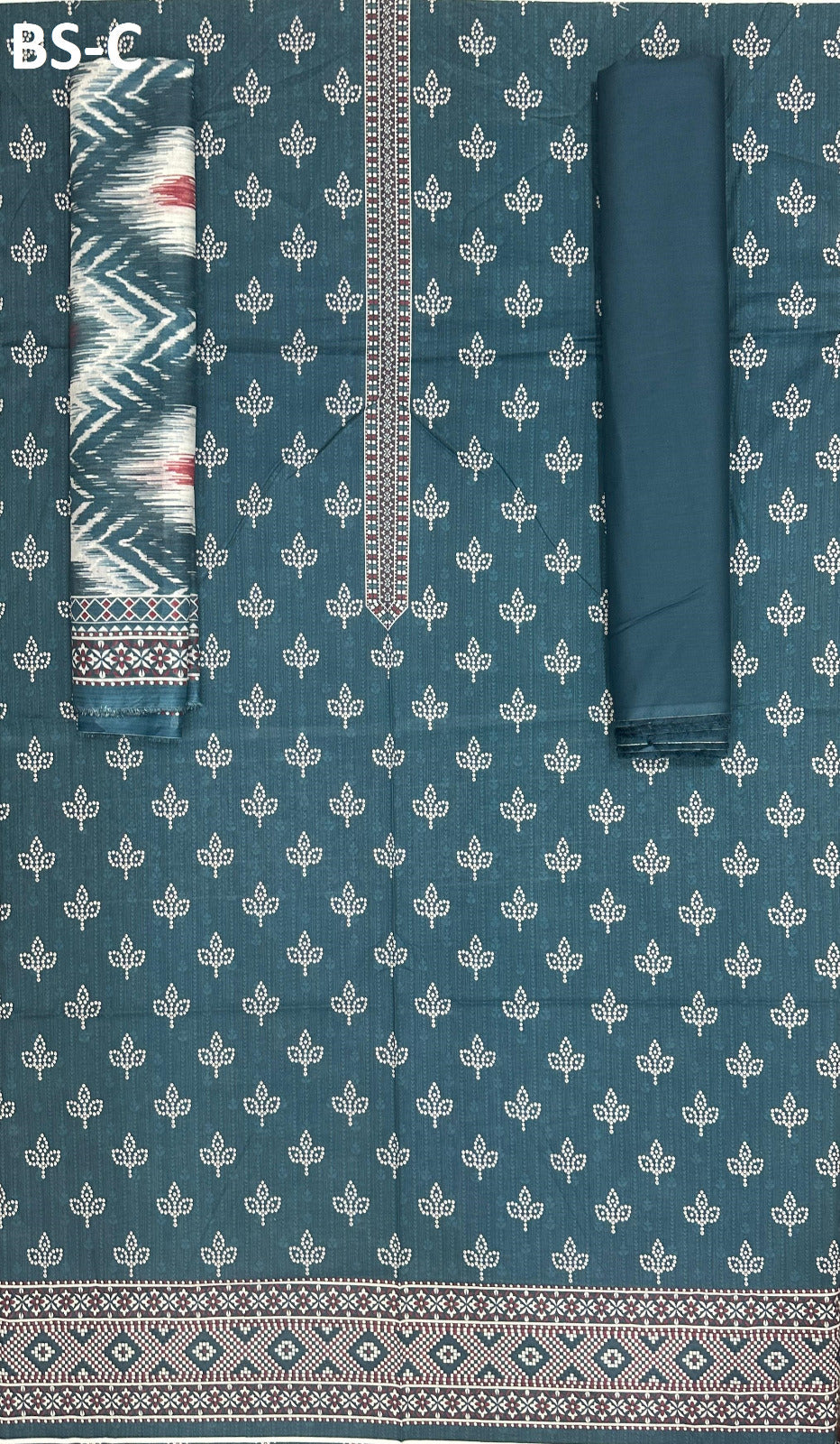 EXCLUSIVE BIN SAEED DIGITAL PRINTED COTTON UNSTITCHED COLLECTION 2025