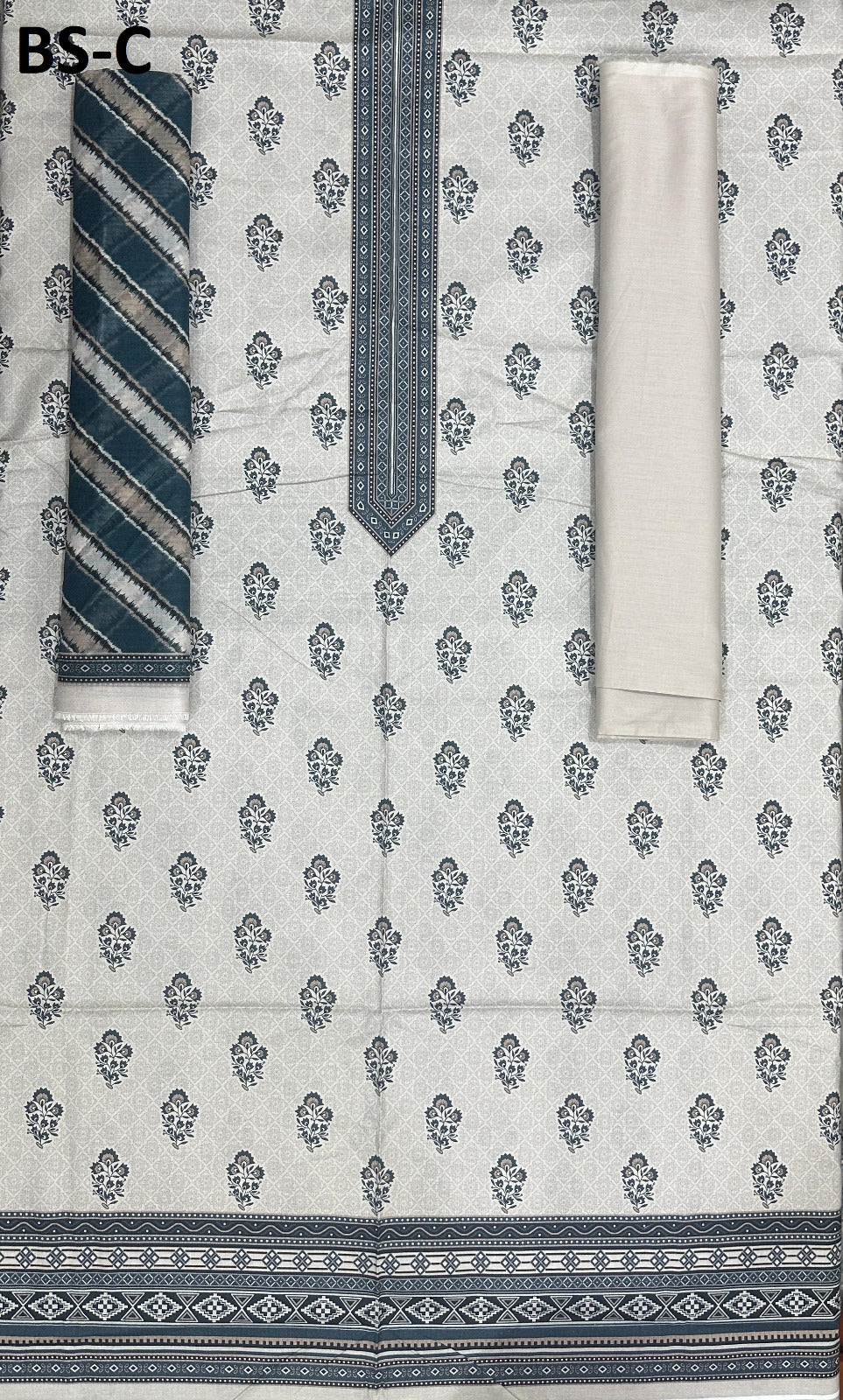 EXCLUSIVE BIN SAEED DIGITAL PRINTED COTTON UNSTITCHED COLLECTION 2025