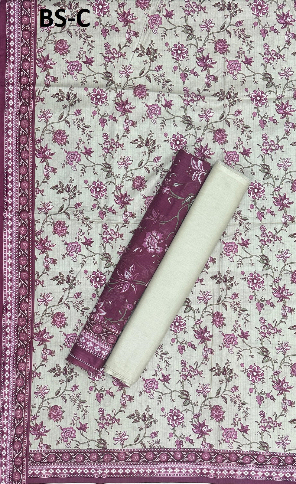 EXCLUSIVE BIN SAEED DIGITAL PRINTED COTTON UNSTITCHED COLLECTION 2025