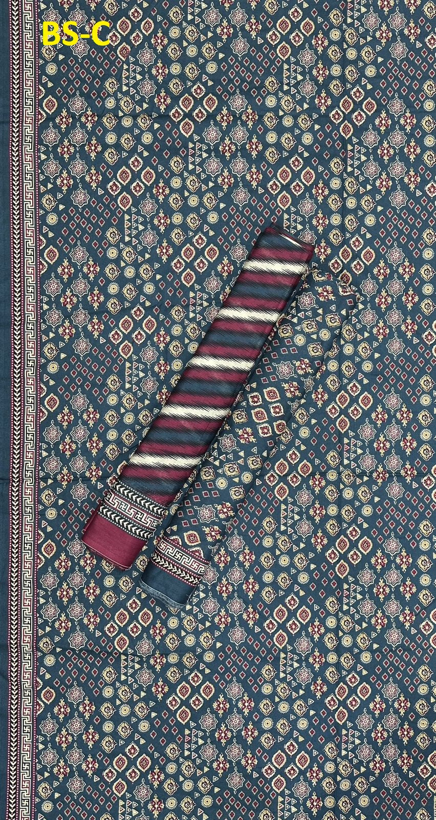 EXCLUSIVE BIN SAEED DIGITAL PRINTED COTTON UNSTITCHED COLLECTION 2025