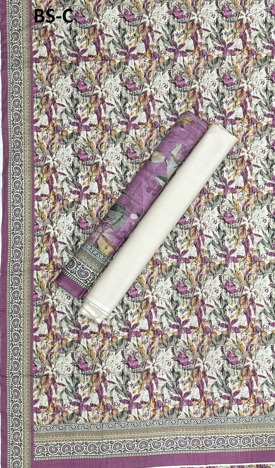 EXCLUSIVE BIN SAEED DIGITAL PRINTED COTTON UNSTITCHED COLLECTION 2025