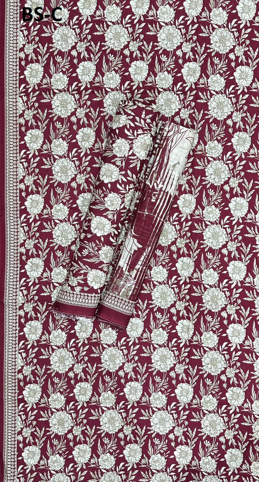 EXCLUSIVE BIN SAEED DIGITAL PRINTED COTTON UNSTITCHED COLLECTION 2025