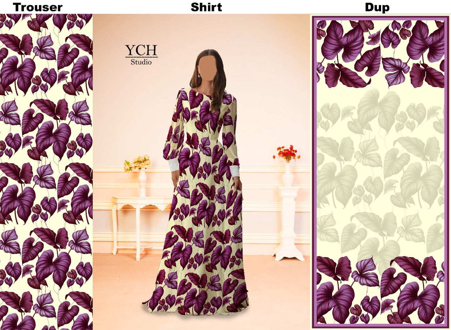 2 Pc Un Stitched Women Suits