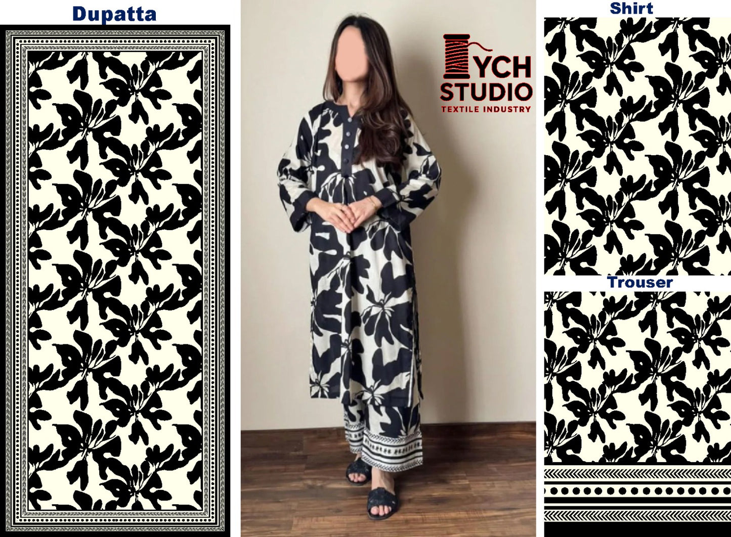 2 Pc Un Stitched Women Suits